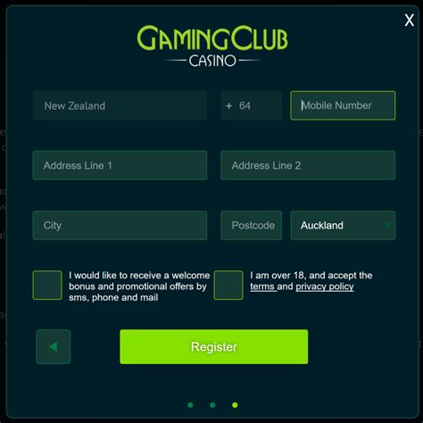 gaming club nz login